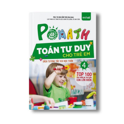 Sách - Pomath - Toán Tư Duy Cho Trẻ Em 4 - 6 Tuổi - Combo 6 Cuốn - MCBooks