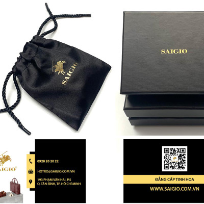 Ví Nam 100% Da Bò Màu Đen GENTLE Mềm Mại, Size Trung, Dáng Ngang - Gập 2, Đựng Tiền và Thẻ ATM Tiện Dụng - Hàng Chính Hãng SAIGIO