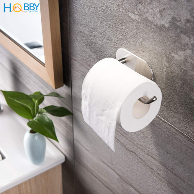 Kệ treo cuộn giấy vệ sinh inox 304 dán tường Hobby Home Decor G8