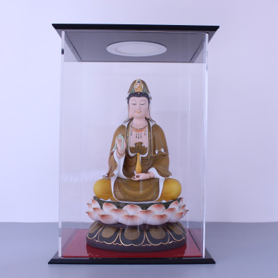 Hộp mica Enter BOX201 30x20x30cm mica dày 5mm, đế đen 10mm, đèn led