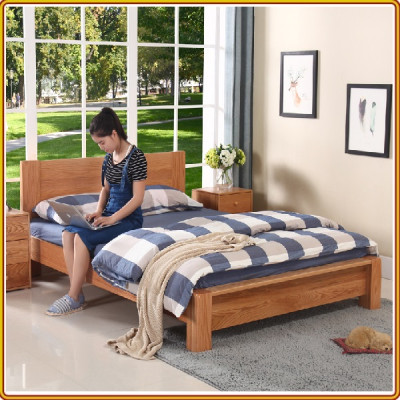 Giường ngủ gỗ sồi nang ngang màu tự nhiên Juno sofa 