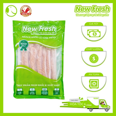 [GIAO NHANH HCM] Lườn Cá Hồi Nauy (cắt 1-3cm) - Túi 1kg