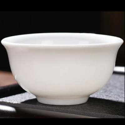 Bộ 2 chén đĩa men sứ trắng cao cấp loại 10 cm - Hàng khuyến mãi - Mã số 1008