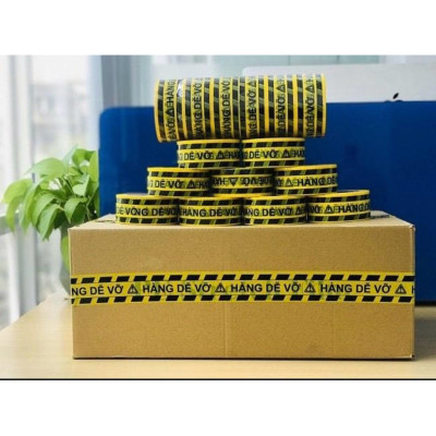 COMBO 2 CUỘN BĂNG KEO HÀNG DỄ VỠ 100 YARD Combo Băng keo đóng hàng - Băng dính NIÊM PHONG BK3A