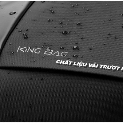 Balo Laptop 15.6 Inch KINGBAG KRATOS phối da bền bỉ, siêu nhẹ - Hàng Chính Hãng