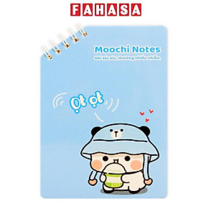 Sổ Lò Xo Moochi Notes A6 - Kẻ Ngang - 160 Trang 80gsm - The Sun 02
