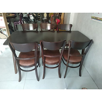Free ship Bộ bàn ăn Mango 6 ghế hàng đẹp. hcm biên hòa bình dương