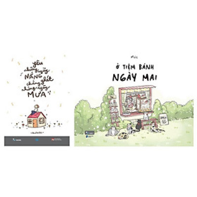 Sách - Combo 2 Cuốn: Yêu Những Ngày Nắng Chẳng Ghét Những Ngày Mưa + Ở Tiệm Bánh Ngày Mai - AZ Việt Nam