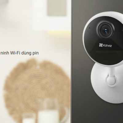 Camera Wifi Ezviz CS-CB1 (2.0MP) sử dụng Pin sạc - Hàng chính hãng