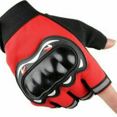 Găng tay/bao tay hở ngón đi phượt, tập Gym có gù bảo hộ