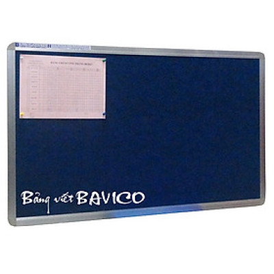 Bảng ghim nỉ Bavico màu sắc tự chọn - kích thước 60x100cm
