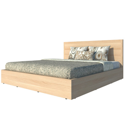 Giường ngủ cao cấp Tundo màu vàng kem 160cm x 200cm