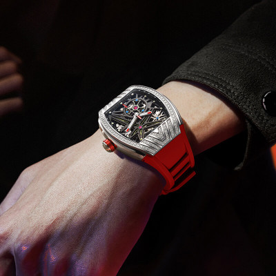 Đồng hồ nam chính hãng IW Carnival Sport IW759G-2,kính sapphire,chống xước,chống nước 50m,Bh 24 tháng,máy cơ (automatic), dây cao su chính hãng