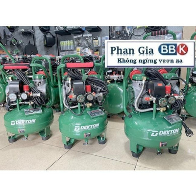 Máy Nén Khí Không Dầu Dekton 12L ( DK-AC2912SW ) 1.5HP, Bảo hành máy chính hãƞg, 100% Dây đồng
