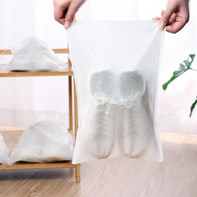 Túi Vải Đựng Giày Dép Dây Rút Chống Bẩn Du Lịch Size Lớn Với Họa Tiết Thiết Kế Đẹp Mắt