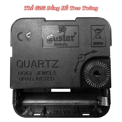 Máy Đồng Hồ EASTAR Kim Trôi Độ Chính Xác Cao – Bảo Hành 2 Năm – Bộ Kim Đen Có Dạ Quang – Tặng Pin Panasonic HI-TOP