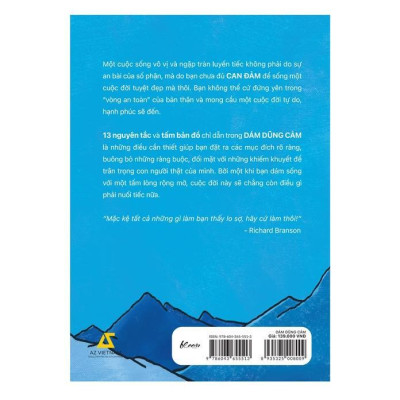 Sách - Dám Dũng Cảm - 13 Nguyên Tắc Sống Can Đảm Mỗi Ngày - AZ Việt Nam