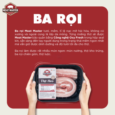 Ba rọi heo Meat Master ( 400G ) - Giao Nhanh