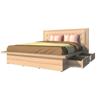 Giường 2 Hộc Kéo FG129 (180cm x 200cm)