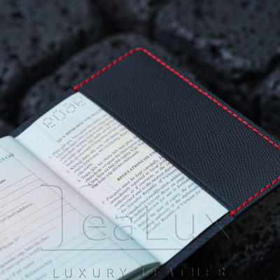 Ví Đựng Hộ Chiếu Da Epsom Handmade Lealux Passport Wallet