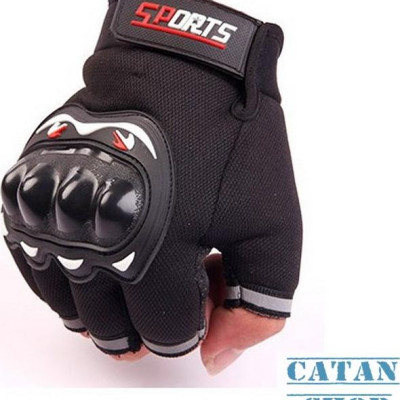 Găng tay/bao tay hở ngón đi phượt, tập Gym có gù bảo hộ