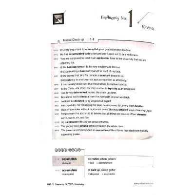 Sách - LinguaForum Frequency # 1 Toefl Vocabualary (Kèm 1CD) - Nhân Trí Việt