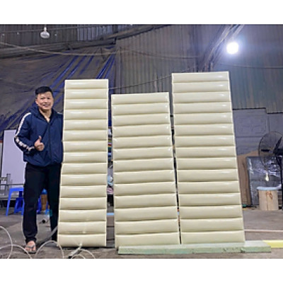 Tấm ốp đầu giường bọc da sang trọng, hiện đại Tundo KT 1m6 x 40cm or 1m8 x 40cm