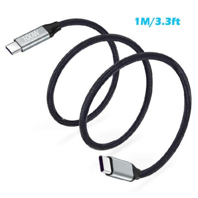 Bộ sạc nhanh điện thoại giao thức PPS 25W, Cáp dữ liệu Type-C sạc nhanh 100W flash PD bọc dù