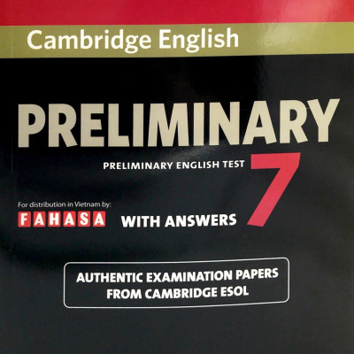 Cambridge Preliminary English Test 7 Student