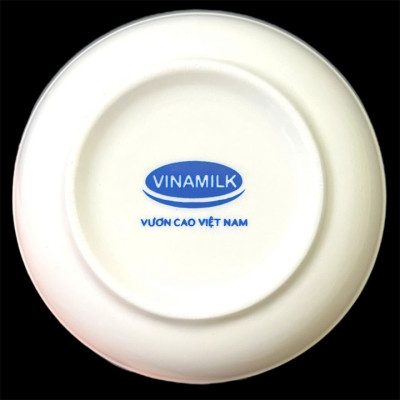 Bộ 2 chén đĩa men sứ trắng cao cấp loại 10 cm - Hàng khuyến mãi - Mã số 1008