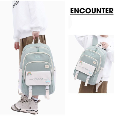 Balo thời trang phong cách Hàn Quốc dày dặn chống thấm nước dùng cho đi học, đi chơi - BEE GEE – BLTT9160