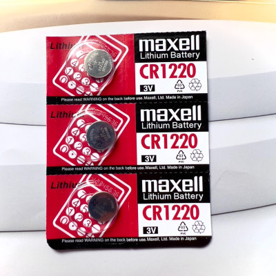 Pin CR1220 Maxell 3V (Viên Lẻ) Hàng Chính Hãng Made in Japan 1 Viên