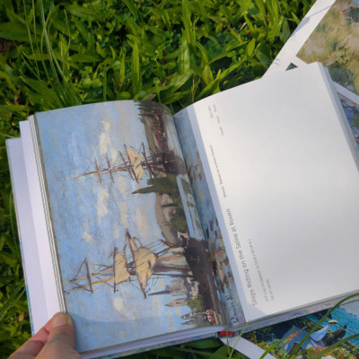 BỘ SƯU TẬP 100 TRANH MONET CỦA RIÊNG BẠN – SỔ TRANH ART MUSEUM - Claude Monet: Painting with light (Nho Xanh)