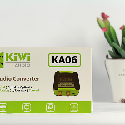 Bộ chuyển đổi âm thanh KIWI từ Optical sang Analog KA-06 - Hàng chính hãng