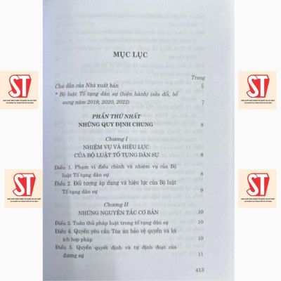 Sách - Bộ Luật Tố Tụng Dân Sự ( Sửa Đổi, Bổ Sung Năm 2019, 2020,2022) - NXB Chính Trị Quốc Gia