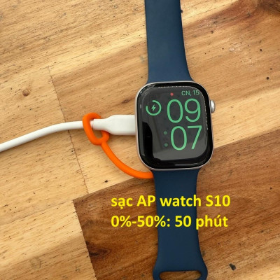 Đế sạc không dây cho Apple Watch Wiwu M23 2 cổng input (C + L)