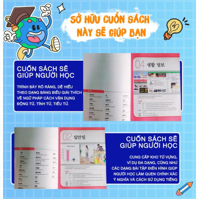 Sách - Giáo Trình Tiếng Hàn Tổng Hợp Trung Cấp 4 - Bản Màu - MCBooks