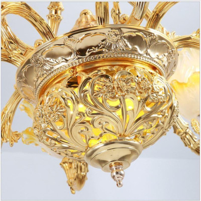 Đèn chùm ALISTAR phong cách Châu Âu hiện đại cao cấp loại 15 tay đẹp long lanh - Tặng kèm bóng Led cao cấp