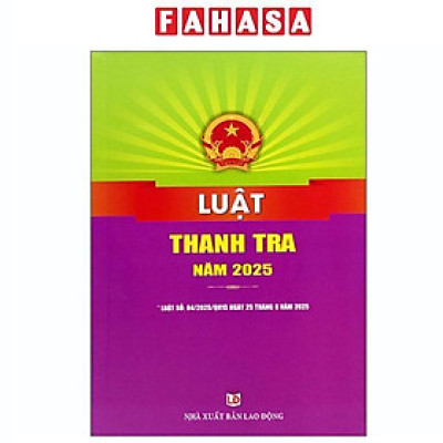 Sách - Luật Thanh Tra Năm 2025