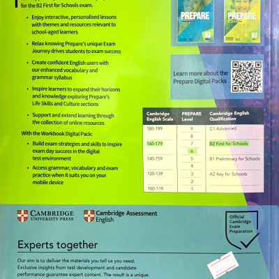 Prepare Level 6 Workbook With Digital Pack