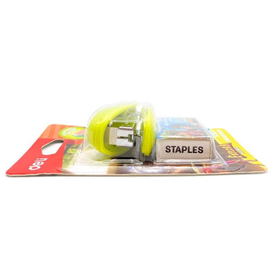 Bấm Kim Số 10 Deli 220 - Mẫu 2 - Xanh Chuối