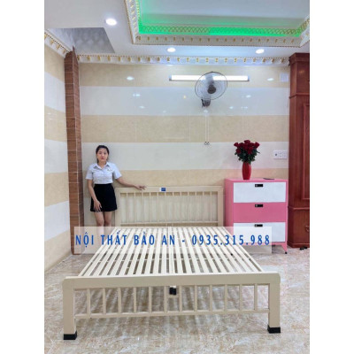 GIƯỜNG SẮT HỘP 4X8 - ĐA DẠNG KÍCH THƯỚC - BAO ĐẸP