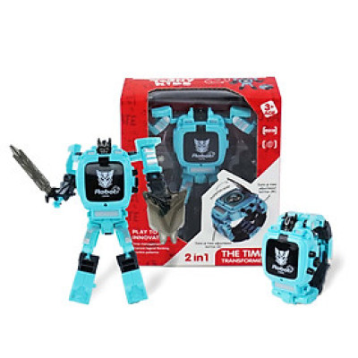 Đồ Chơi TOONYKIDS Đồng Hồ Đeo Tay Người Máy The Time Transformer TN030 [Tặng Kèm Sticker]
