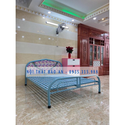 Giường sắt cao cấp BẢO AN mẫu mới 1m8X2m