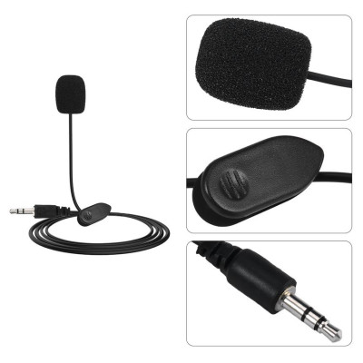 Micro Cài Áo Dùng Cho Wireless Go, Máy Ảnh, Máy Quay Phim Mic Microphone Mic Thu Âm Chân 3.5mm Dành Cho Điện Thoại, Máy Quay, Máy Trợ Giảng - Hàng Nhập Khẩu
