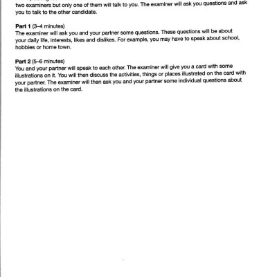 A2 Key 1 For The Revised 2020 Exam Student