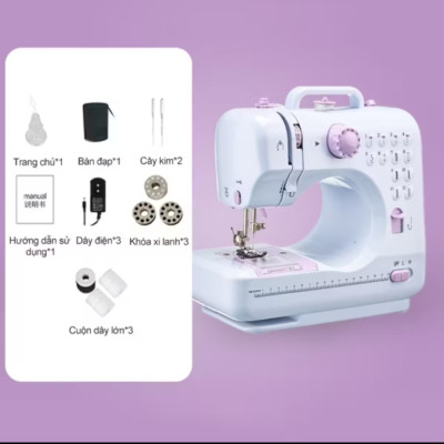 MÁY MAY MINI GIA ĐÌNH CÓ RẤT NHIỀU CHỨC NĂNG MAY THUẬN TIỆN CHO MỌI NHÀ 