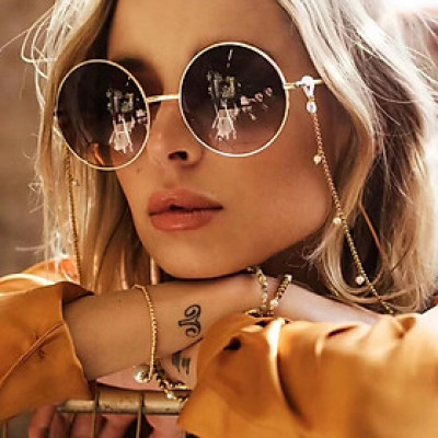 Dây kính chuỗi ngọc trai đeo phụ kiện kính mắt tai nghe airpod khẩu trang phong cách Âu Mỹ