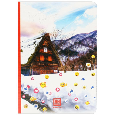 Combo 5 Vở Kẻ Ngang 120 Trang Sao Mai Emotion - Hồng Hà 1687 (Mẫu Màu Giao Ngẫu Nhiên)