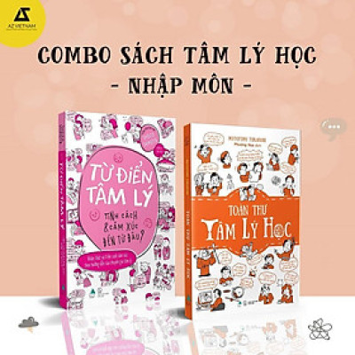 Sách - Toàn Thư Tâm Lý Học + Từ Điển Tâm Lý - Combo 2 Cuốn - AZ Việt Nam